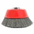 Wire Cup Brush Crimped Plain 125mmxm14 Bulk